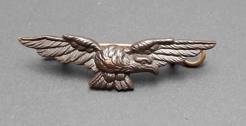 **RARE: WW2 SA Air Force Path Finder Bomber Qualification Badge w/ Slide Pin.**