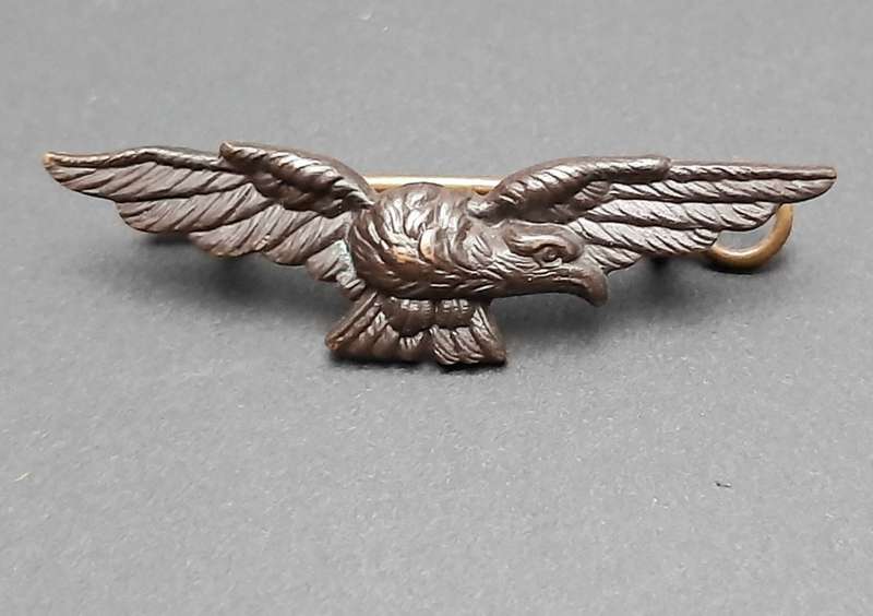 **RARE: WW2 SA Air Force Path Finder Bomber Qualification Badge w/ Slide Pin.**