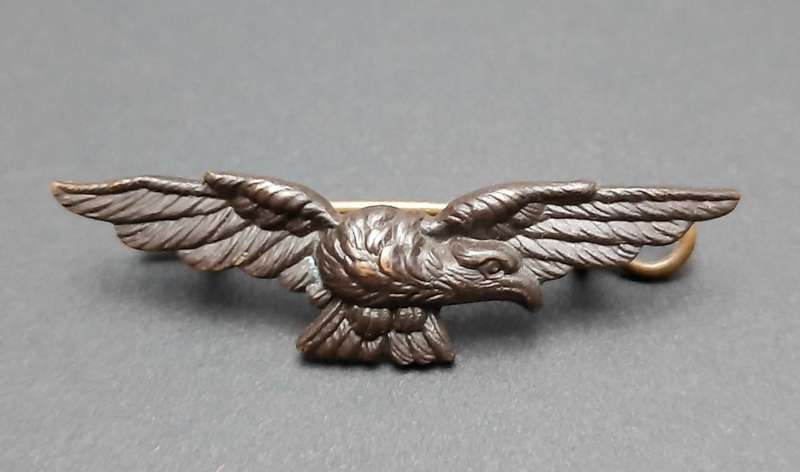 **RARE: WW2 SA Air Force Path Finder Bomber Qualification Badge w/ Slide Pin.**