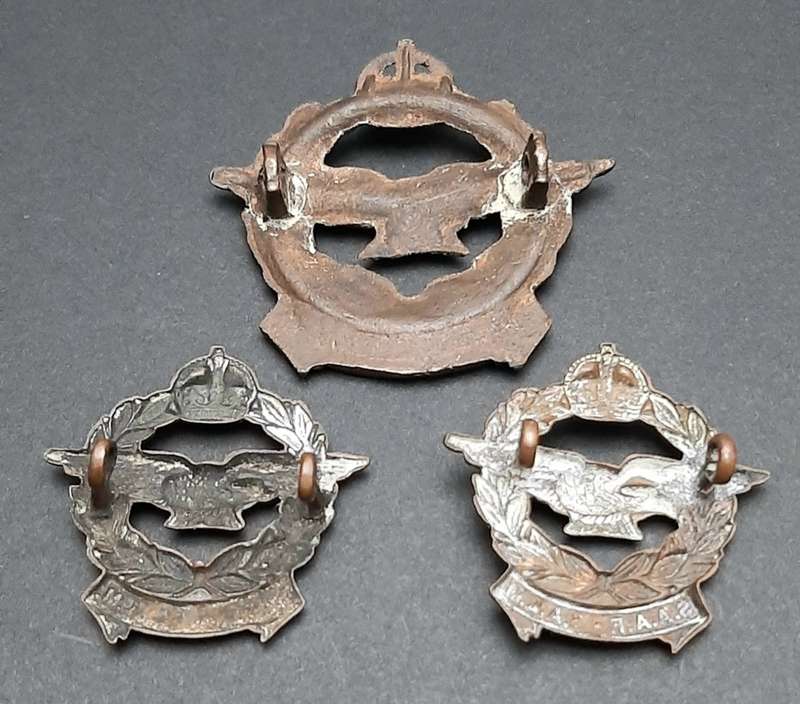 **WW2 SA Air Force Cap & Collar Badge Set x3 Pcs.**