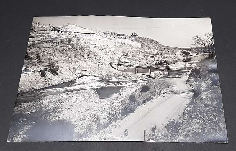 **RARE: Rhodesia Kariba Dam 1950s Official Construction Photograph Lot x3 (INSCRIBED).**