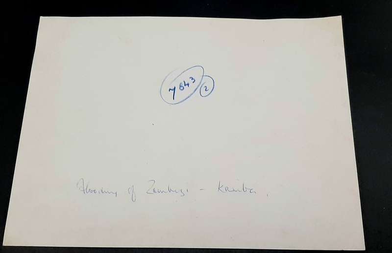 **RARE: Rhodesia Kariba Dam 1950s Official Construction Photograph Lot x3 (INSCRIBED).**