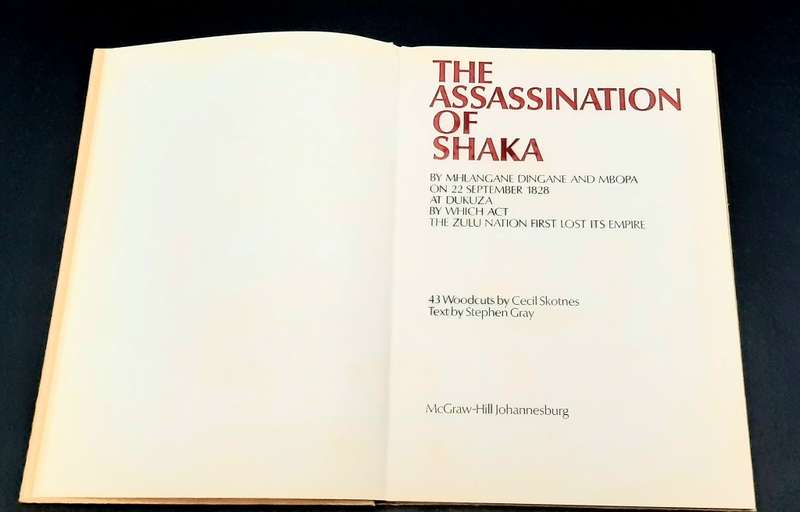 **RARE: 1974 The Assassination of Shaka 1st Ed. By Cecil Skotnes & Stephen Gray.**