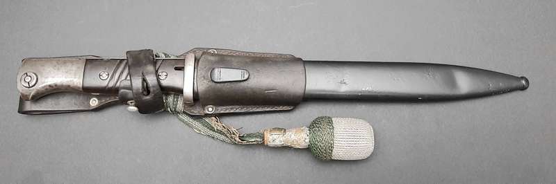 WW2 German NCO's K98 Dress Bayonet with Troddle (Gebirgsjäger)