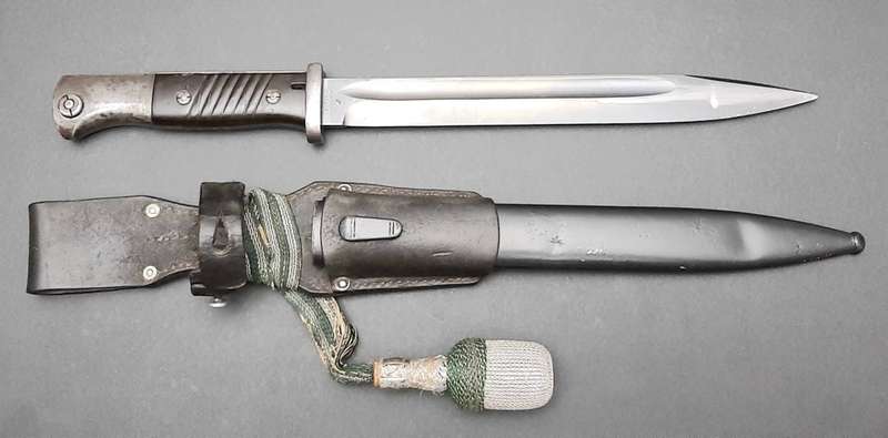 WW2 German NCO's K98 Dress Bayonet with Troddle (Gebirgsjäger)