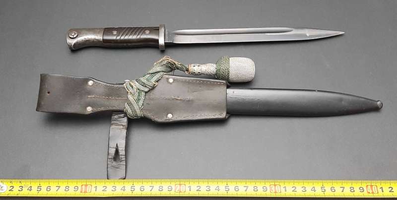 WW2 German NCO's K98 Dress Bayonet with Troddle (Gebirgsjäger)