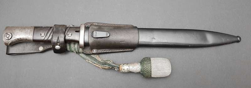 WW2 German NCO's K98 Dress Bayonet with Troddle (Gebirgsjäger)