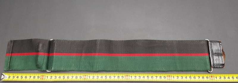 **Rhodesian Bush War: 1970s Rhodesia Regiment Beret w/ Badge & Stable Belt Length (57)**