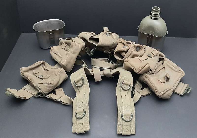 **Border War : 1970s SADF Patt.73 Patrol Webbing Assemblage w/ Firebuckets **