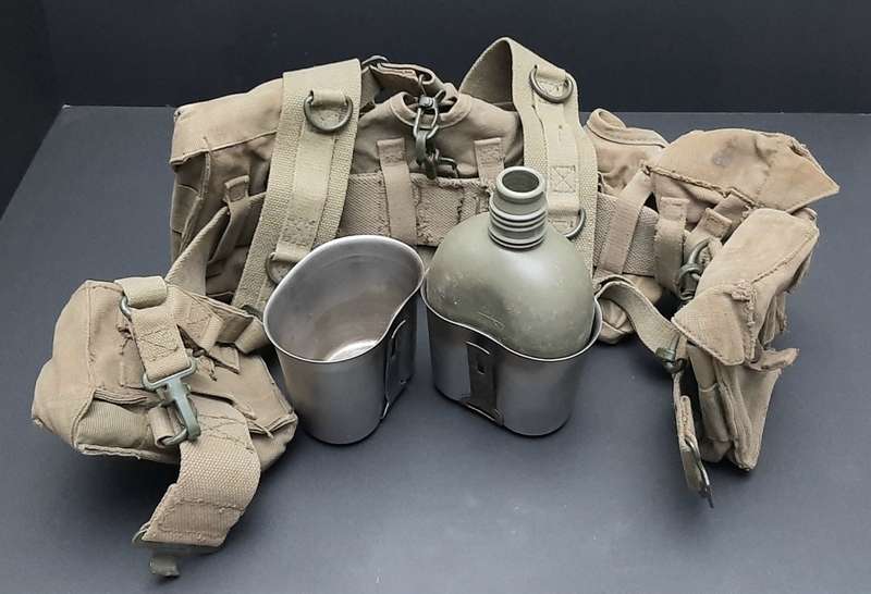 **Border War : 1970s SADF Patt.73 Patrol Webbing Assemblage w/ Firebuckets **