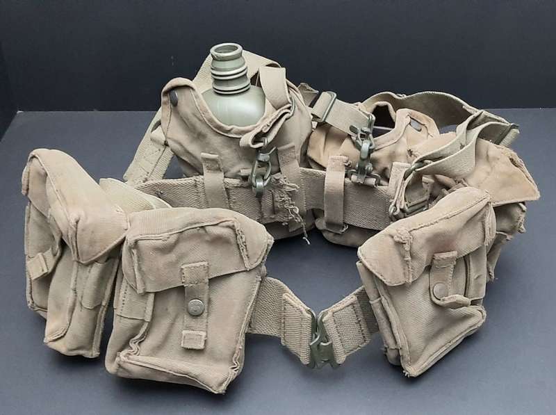 **Border War : 1970s SADF Patt.73 Patrol Webbing Assemblage w/ Firebuckets **