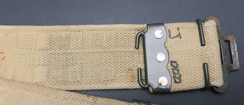 **Rhodesian Bush War: 1970s Rhodesian Army Patt.69 Webbing Belt (Inscribed)**