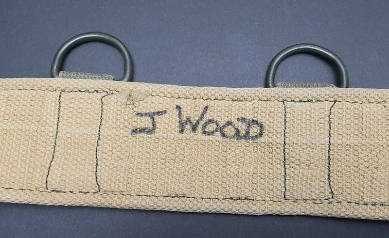 **Rhodesian Bush War: 1970s Rhodesian Army Patt.69 Webbing Belt (Inscribed)**
