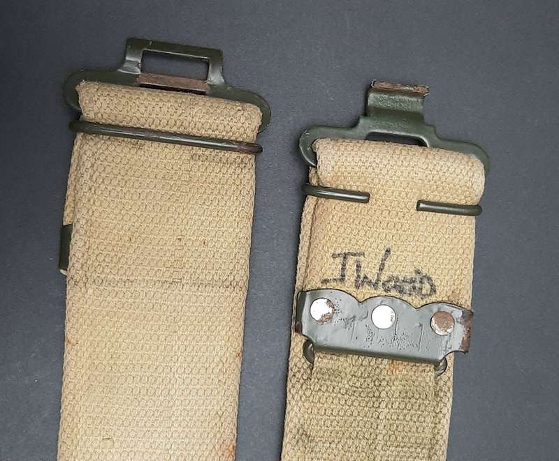 **Rhodesian Bush War: 1970s Rhodesian Army Patt.69 Webbing Belt (Inscribed)**