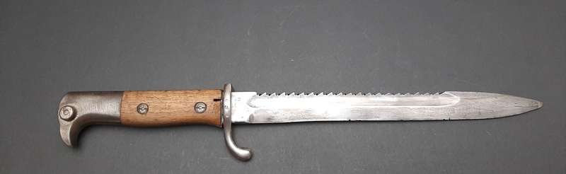 **RARE: 1913 German Schütztruppe KS98 Bayonet w/ Scabbard (40cm).**