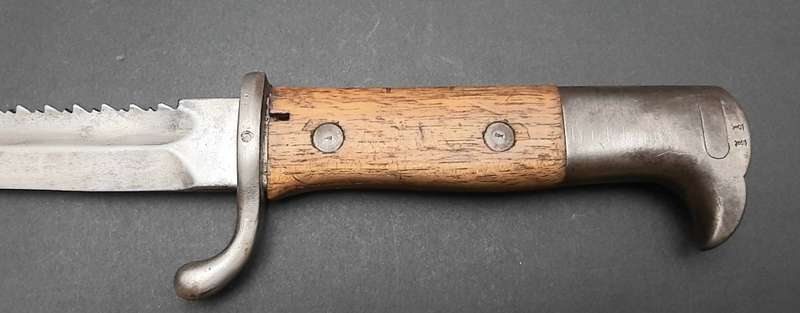 **RARE: 1913 German Schütztruppe KS98 Bayonet w/ Scabbard (40cm).**