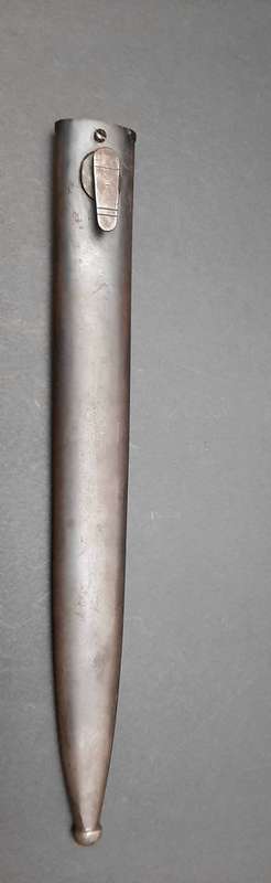 **RARE: 1913 German Schütztruppe KS98 Bayonet w/ Scabbard (40cm).**