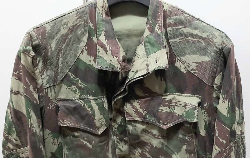 ** RARE: 1960s Portuguese `Ultramar` Lizard Patt. Camouflage Jacket (XL).**
