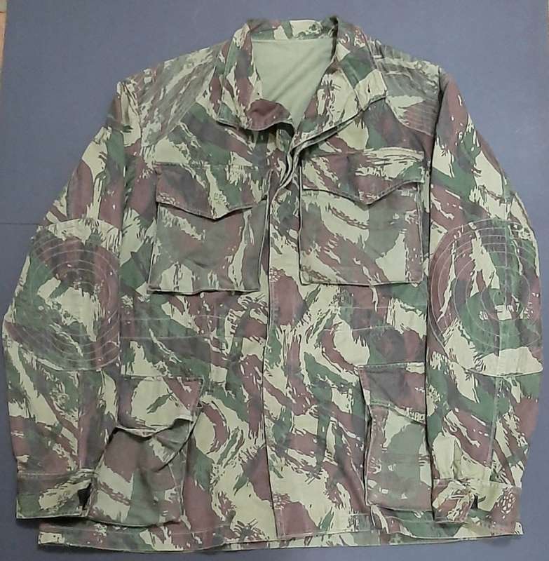 ** RARE: 1960s Portuguese `Ultramar` Lizard Patt. Camouflage Jacket (XL).**