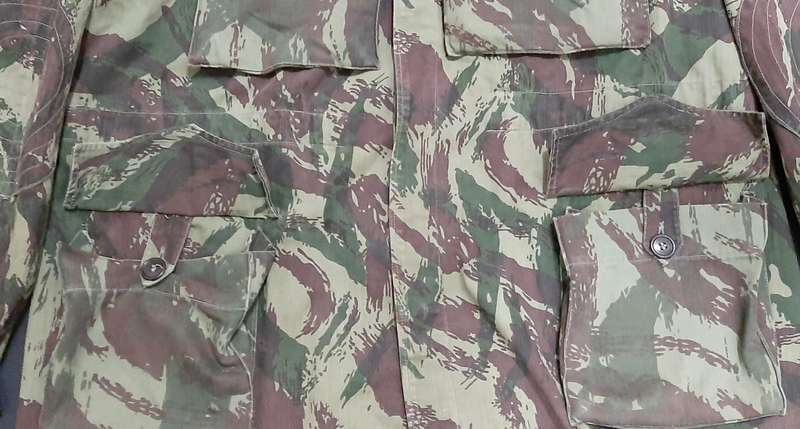 ** RARE: 1960s Portuguese `Ultramar` Lizard Patt. Camouflage Jacket (XL).**