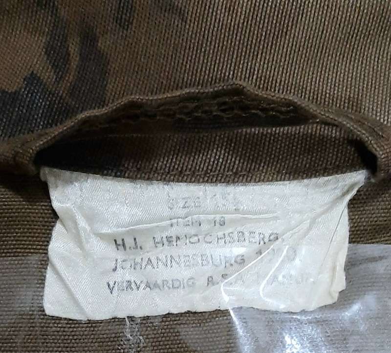 Border War 1980 S.A. Railway Police Task Force Camouflage Long Sleeve Shirt - Att. Officer (Large)
