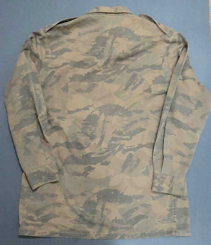 Border War 1980 S.A. Railway Police Task Force Camouflage Long Sleeve Shirt - Att. Officer (Large)
