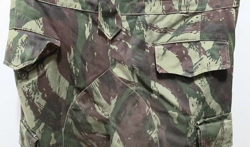 **RARE: 1960s Portuguese `Ultramar` Lizard Patt. Camouflage Trousers (Medium).**