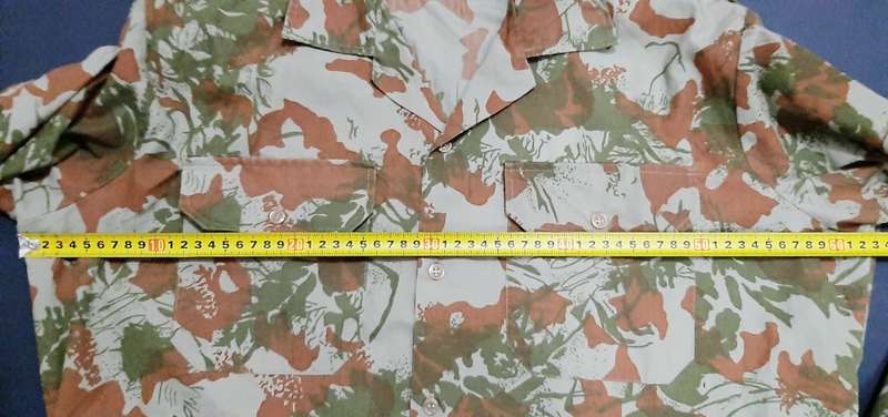 **Border War : 1980s  2nd Pattern Camouflage Unissued L/Sleeve Shirt (LARGE).**