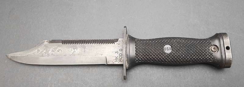 **RARE: US Navy Issue Combat Diver/ SEAL MK3 Fighting Knife. (30cm).**