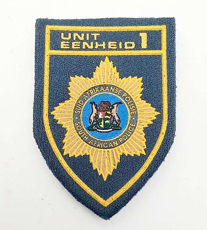**Border War : 1980s S.A.P Riot Unit 1  Blue Chest Flash(All Pins).**