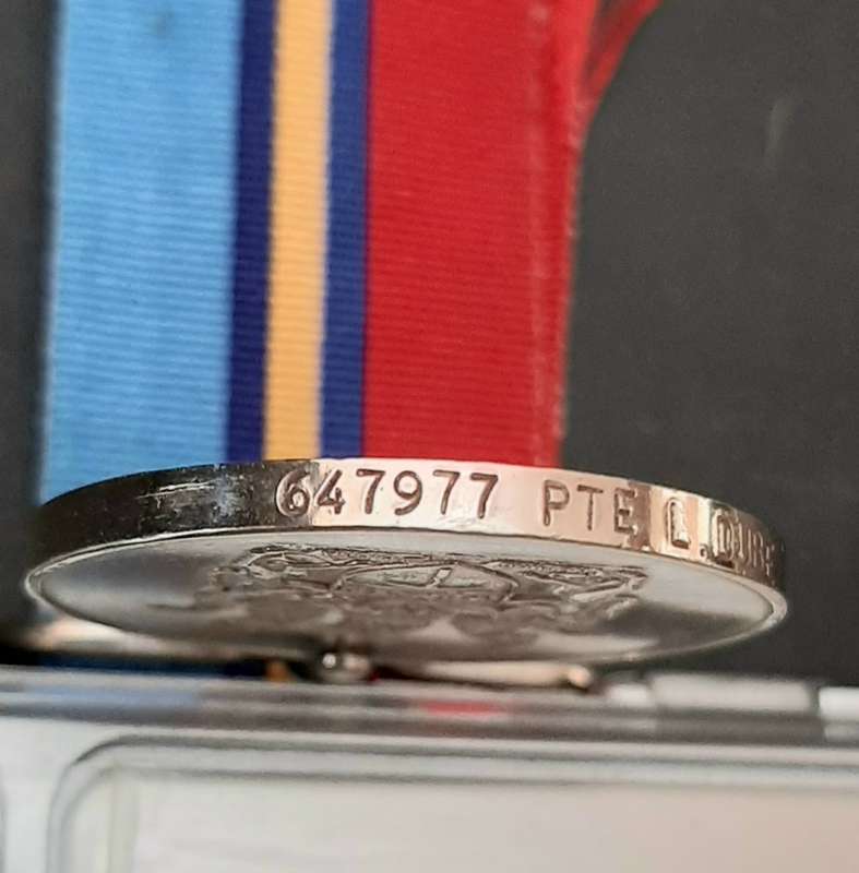 **1970s Rhodesian Bush War: General Service Medal att. Native Soldier ( Private Dube)**