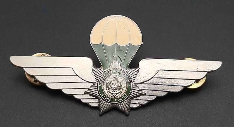 **Border War : 1980s Ciskei Police Special Task Force Para Wings (All Pins).**