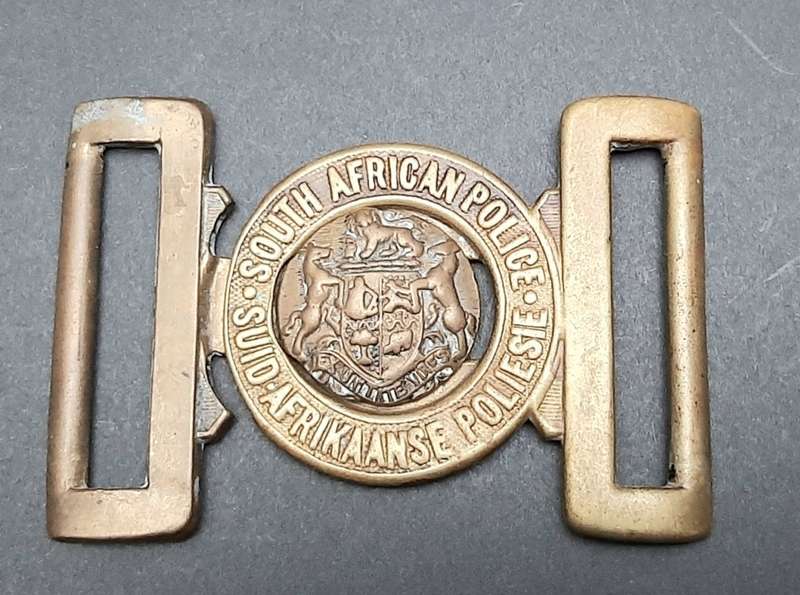 **RARE: 1920s South African Police Type II `Poliesie` Belt Buckle. **