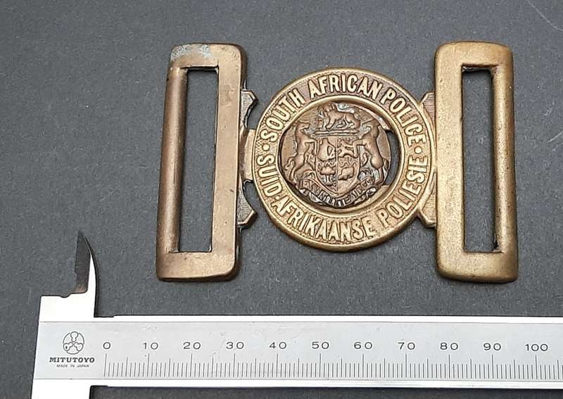 **RARE: 1920s South African Police Type II `Poliesie` Belt Buckle. **