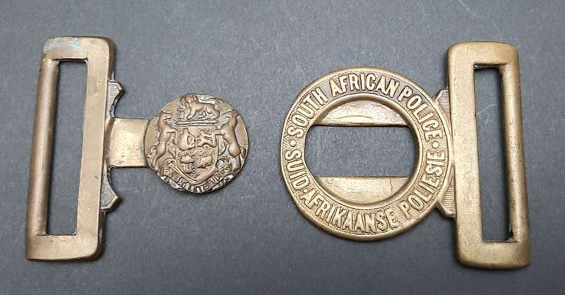 **RARE: 1920s South African Police Type II `Poliesie` Belt Buckle. **