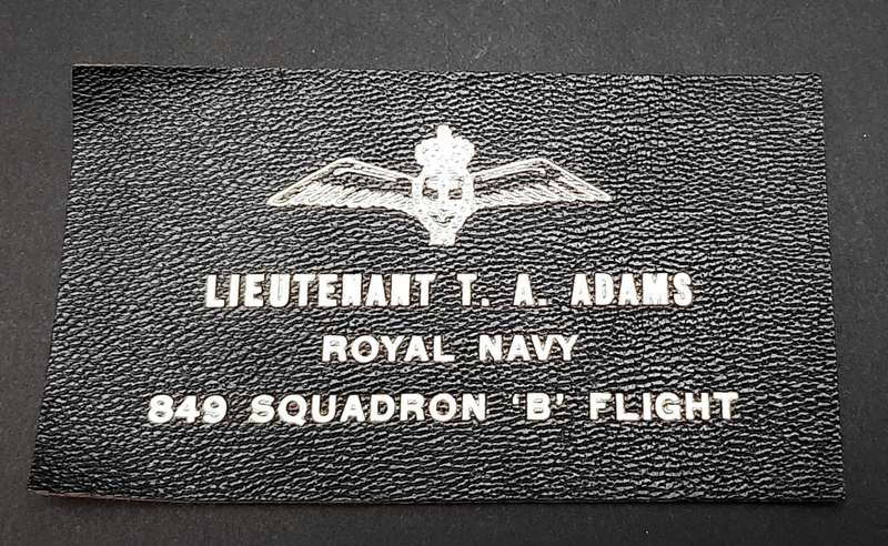 ** Iraq War: Royal Navy 849 Sqdn. Officer Flight Insignia x3 .**