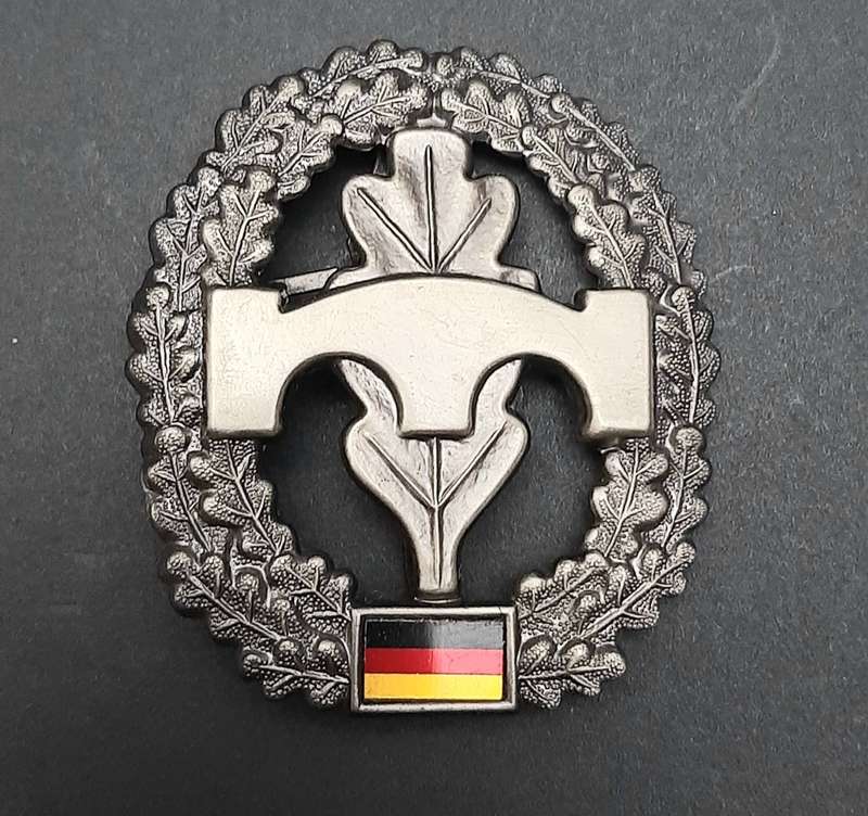 1990s German Bundeswehr Pioneer Beret Badge Pins