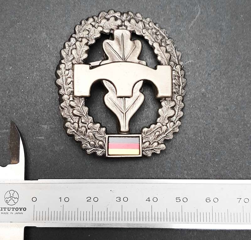 1990s German Bundeswehr Pioneer Beret Badge Pins