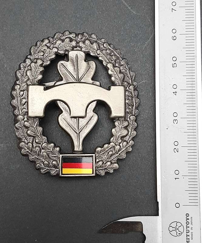 1990s German Bundeswehr Pioneer Beret Badge Pins