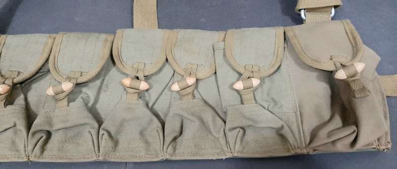 **Border War: 1980s Chinese Type 56 SKS Chest Webbing (10 Pocket).**