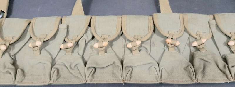 **Border War: 1980s Chinese Type 56 SKS Chest Webbing (10 Pocket).**