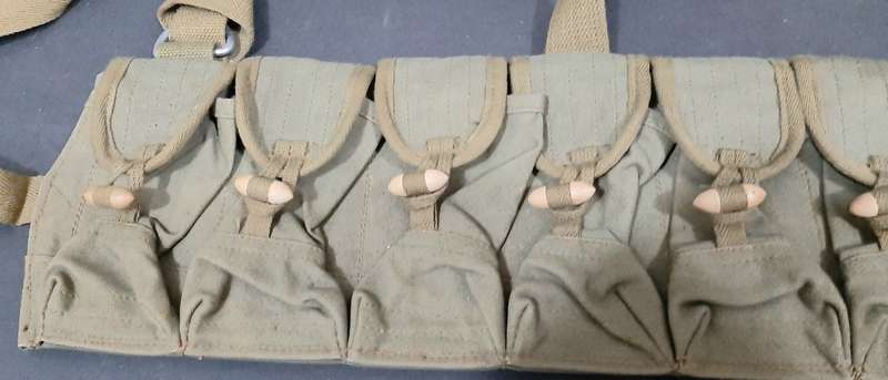 **Border War: 1980s Chinese Type 56 SKS Chest Webbing (10 Pocket).**