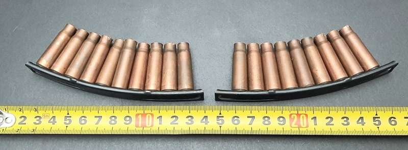 **Border War : 1980s SKS 2 x Stripper Clips w/ Spent Casings (INERT)**
