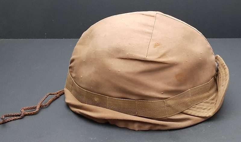 **Border War : 1980s SADF Patt.87 Nutria Helmet Cover w/ Visor (LARGE).**