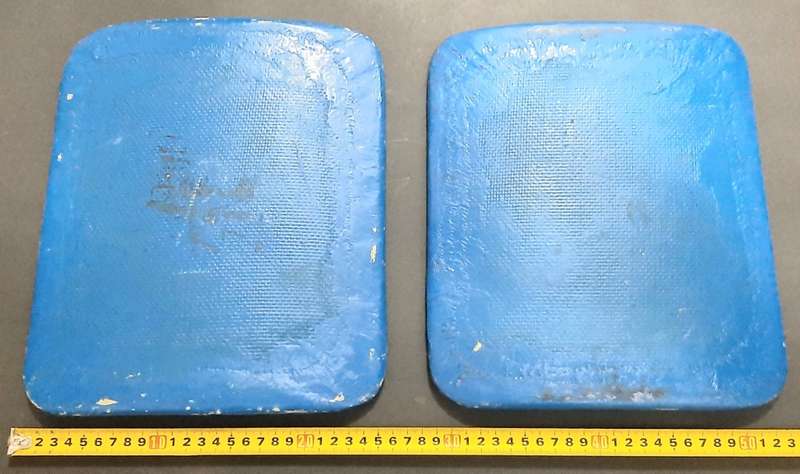 Unissued 1990s S.A.P Hard Ballistic Bulletproof Plates x2