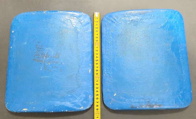 Unissued 1990s S.A.P Hard Ballistic Bulletproof Plates x2