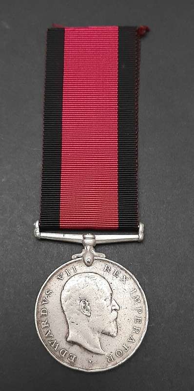 **RARE: 1906 Natal Rebellion `Bambatha` Medal w/ Ribbon (Copy Medal Roll).**