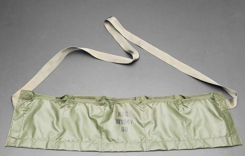 ** 1960s British Army: Territorial .303 Nylon 5-Pocket Bandolier. **