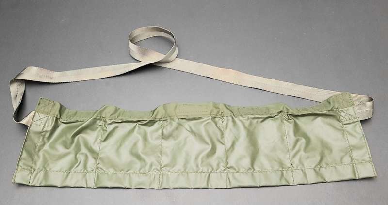 ** 1960s British Army: Territorial .303 Nylon 5-Pocket Bandolier. **