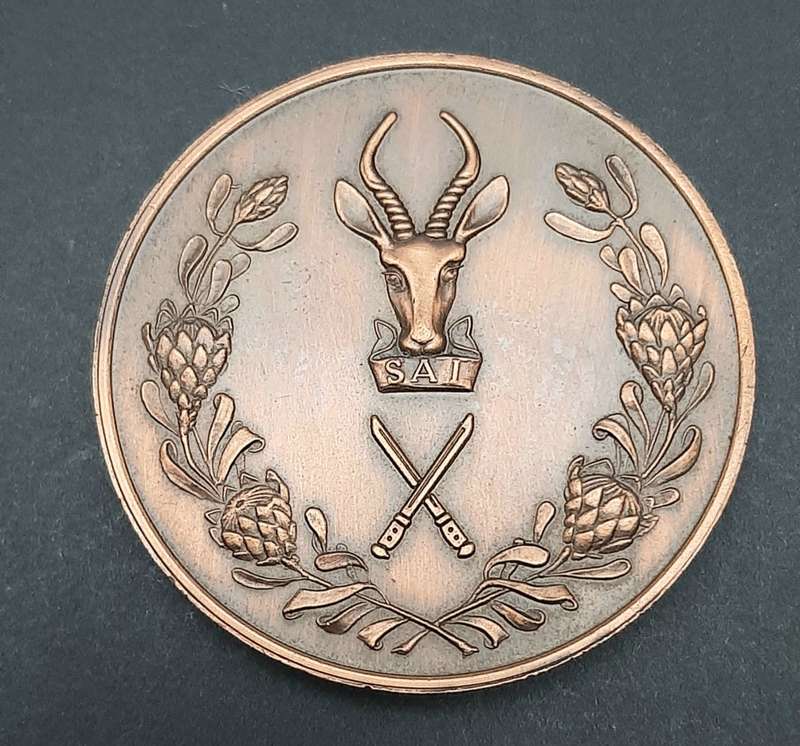 **RARE: 1980s SADF Maj-General D.J. Mortimer SA Infantry School/ Association Award Lot x 9 Pcs.**